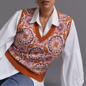 Anthro Maeve sweater vest